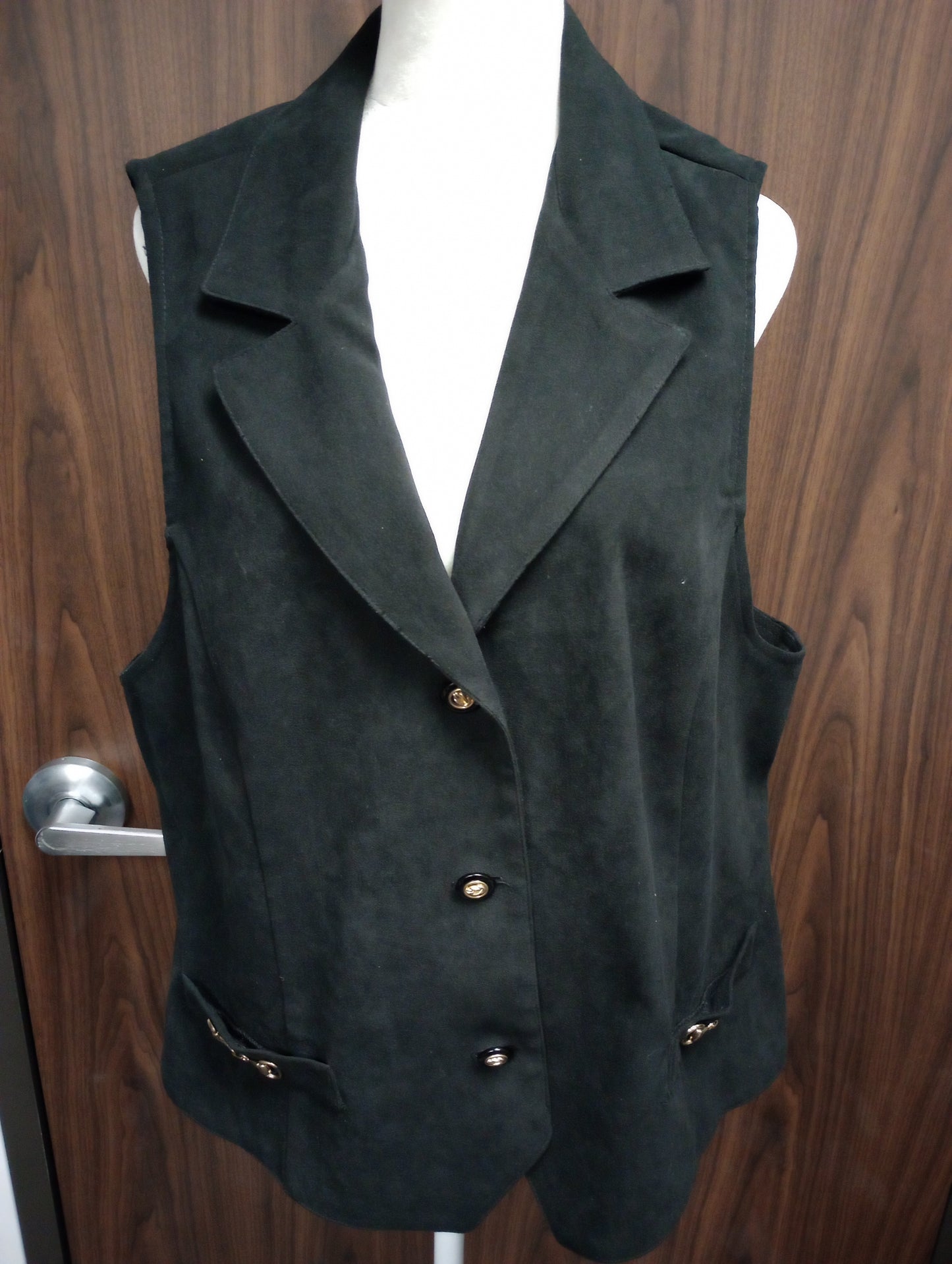Women's Black Vest Size 18