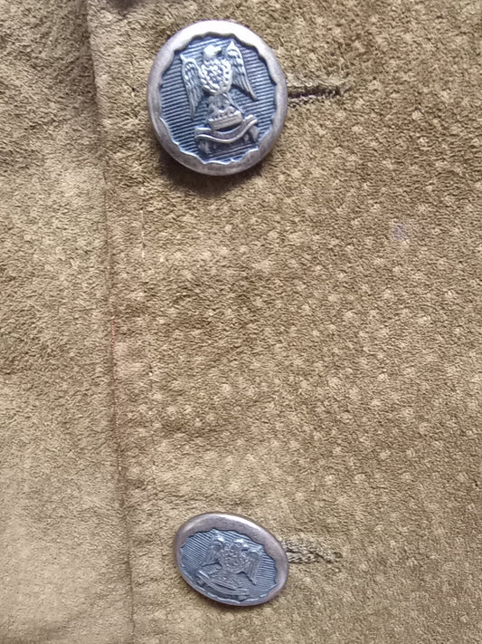 Men's Brown Leather XL Vest